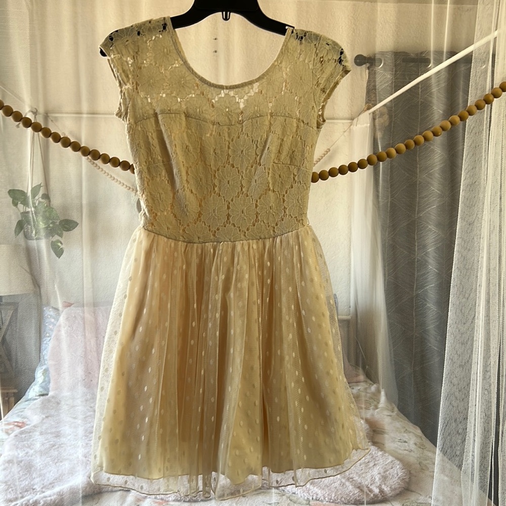 Off white lace dress
